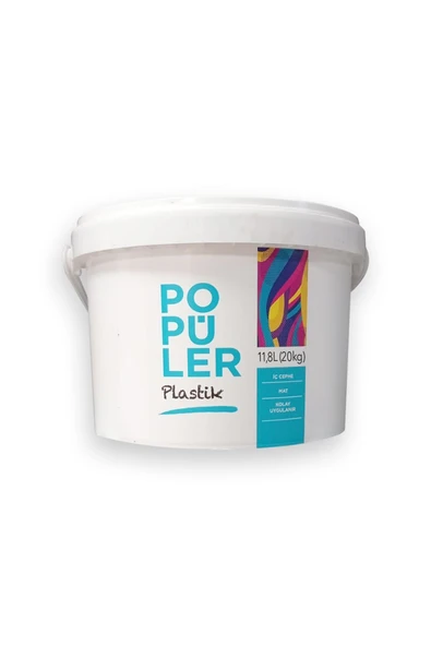 Polisan  Popüler Plastik Mat Duvar Boyası 20 Kg