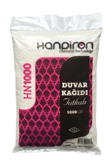 HANDİRON  Duvar Kağıdı Tutkalı Yapıştırıcısı 1000 gr Hn1000