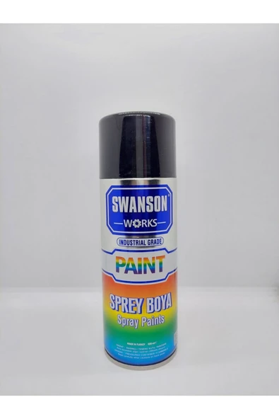 1tech  Swanson Works Parlak Siyah Sprey Boya 400 ml