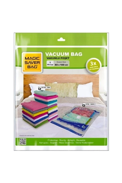 Magic Saver Bag  003 Xxl 80x100cm Tekli Vakumlu Hurç