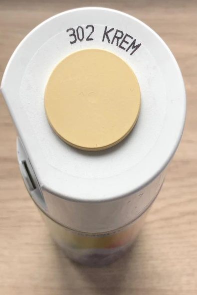 Akçalı  Krem 302 Kremrengi Alüminyum-ahşap-plastik-demir-metal-sprey Boyama 400 ml