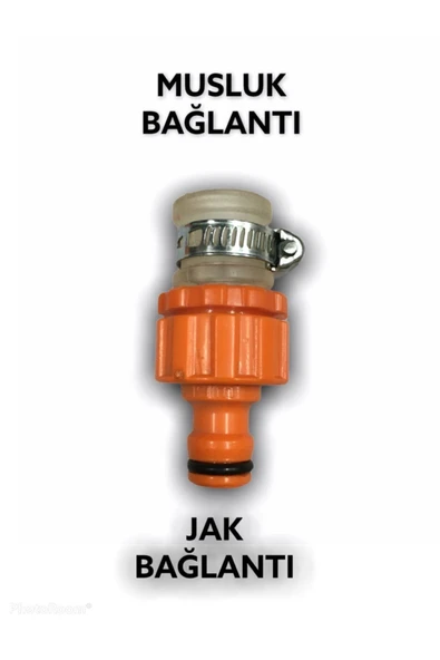 sayım plastik  Otomatik Kelepçeli Musluk Bağlantı Aparatı 1/2 Jaka Uyumludur