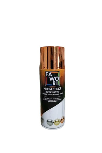 Fawori  Krom Efekt Sprey Boya Bakır Rengi 400 ml