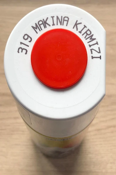 Akçalı  Makina Kırmızı 319 Alüminyum-ahşap-plastik-demir-metal-sprey Boyama 400 ml Makine Kırmızı