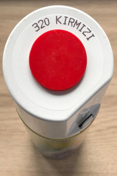 Akçalı Kırmızı 320 Alüminyum-ahşap-plastik-demir-metal-sprey Boyama 400 ml