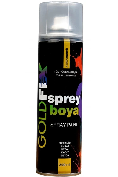 GOLDFİX  Sprey Boya Metalik Gri (JANT BOYASI) 200ml