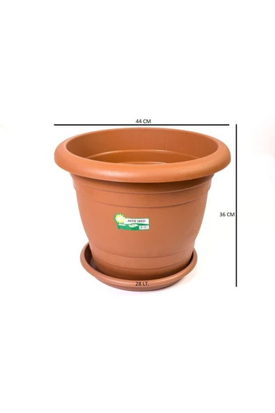 Hak Plastik  Antik Saksı No 7 Klasik Bahçe Çiçek Saksısı