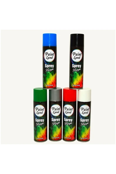 Paint Land Sprey Boya 200 ml Hayatınıza Renk Katın Mat Siyah - 2