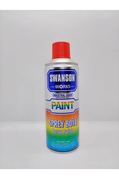 1tech  Swanson Works Kırmızı Renk Sprey Boya 400 Ml