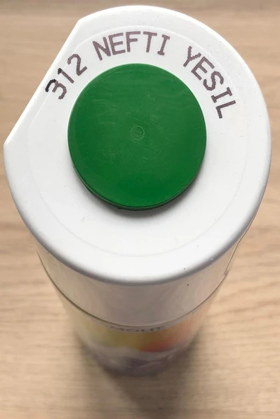 Akçalı  Nefti Yeşil 312 Alüminyum-ahşap-plastik-demir-metal-sprey Boyama 400 ml