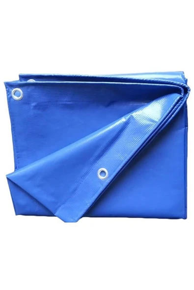 5x5 Mavi Su Geçirmez Pullu Çadır Branda Tente Yağmurluk Gölgelik - 2