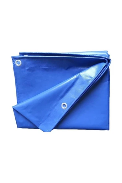 5M x 8M Mavi Su Geçirmez Pullu Çadır Branda Tente Yağmurluk Gölgelik