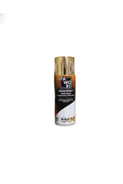 Fawori  Krom Efekt Sprey Boya Altın Rengi 400 Ml.