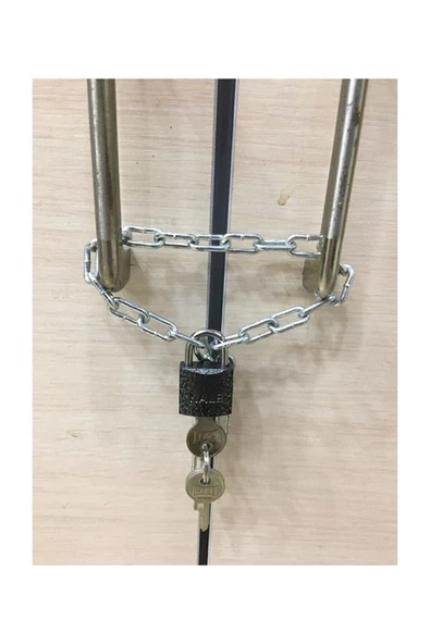 Zincirli Asma Kilit Bisiklet Dolap Kilidi - 3