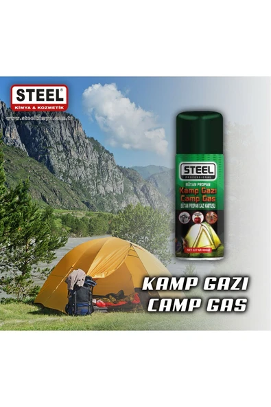 1 adet Kamp Ocak Gazı Valfli Pürmüz Kartuşu 227 Gram - 3