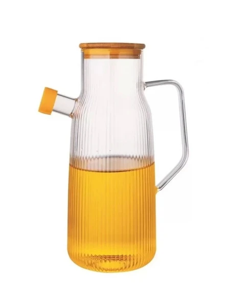 Mien GLA08 Bambu Kapaklı Yağdanlık 1000 cc ürün görseli 1