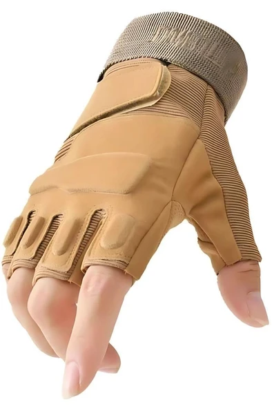 Single Sword Erkek&Kadın Outdoor Spor&Fitness Outdoor Kesik Parmak Eldiven - 3