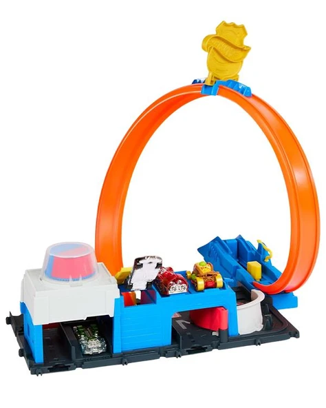Hot Wheels Polis İstasyonu Oyun Seti JBM71 - 3