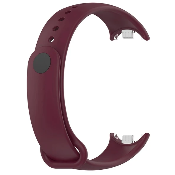 Xiaomi Mi Band 8 Serisi Klasik Kordon Silikon Strap Kayış - Resim 6