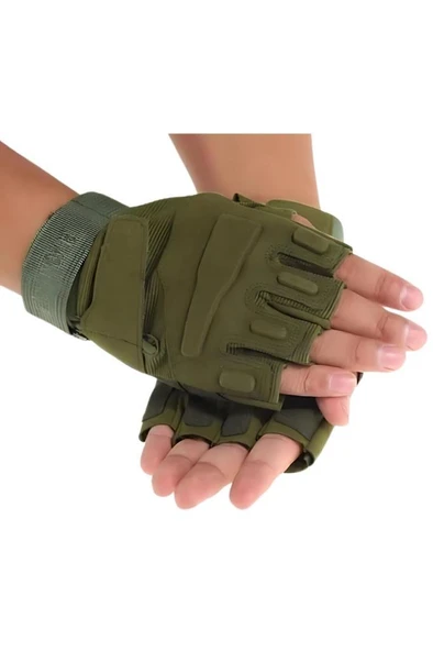 Single Sword Erkek&Kadın Outdoor Spor&Fitness Outdoor Kesik Parmak Eldiven - 10