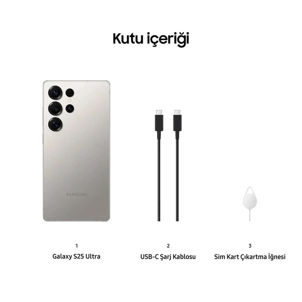 Samsung Galaxy S25 Ultra 512GB Titanyum Gri - 6