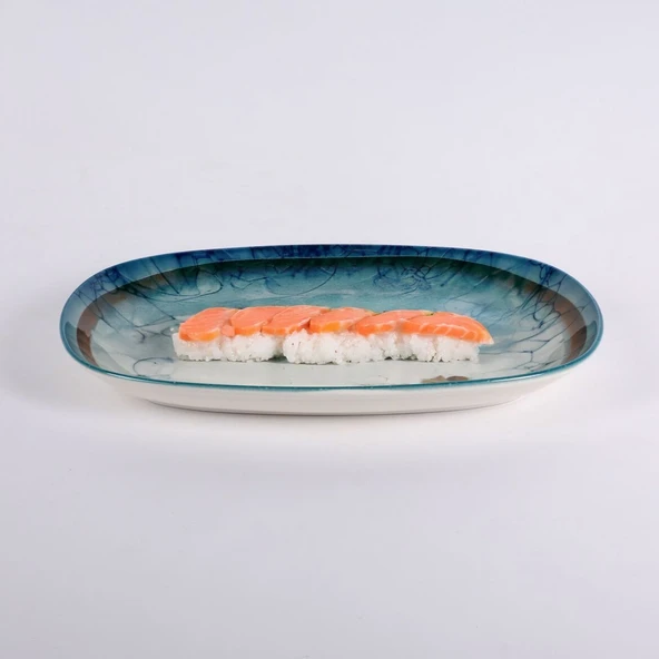 GÜRAL PORSELEN Enternasyonel 2 Parça 29 Cm Kayık Tabak 1341 - Resim 2