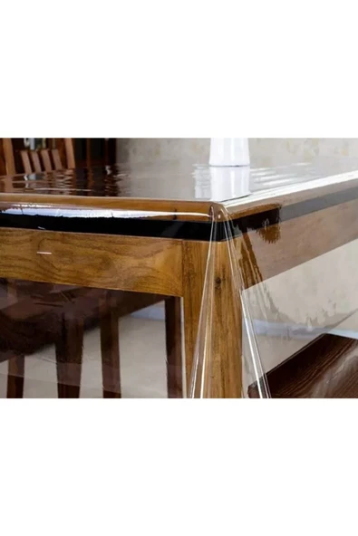 Şeffaf Pvc Ince Masa Örtüsü Koruyucu 0,18mm Kalınlık - 2