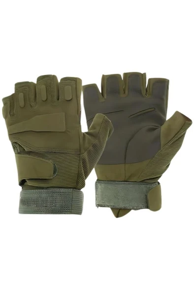 Single Sword Erkek&Kadın Outdoor Spor&Fitness Outdoor Kesik Parmak Eldiven - 9