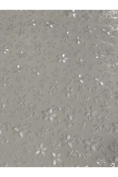 Kaydırmaz Statik Özellikli Şeffaf Desenli Masa Örtüsü - 3