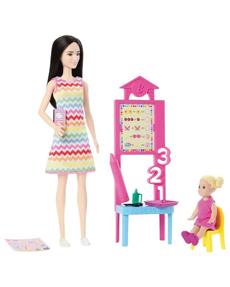Barbie Kariyer Bebeği Öğretmen JCR77 - Resim 3