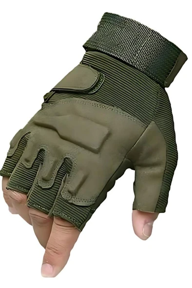 Single Sword Erkek&Kadın Outdoor Spor&Fitness Outdoor Kesik Parmak Eldiven - 8