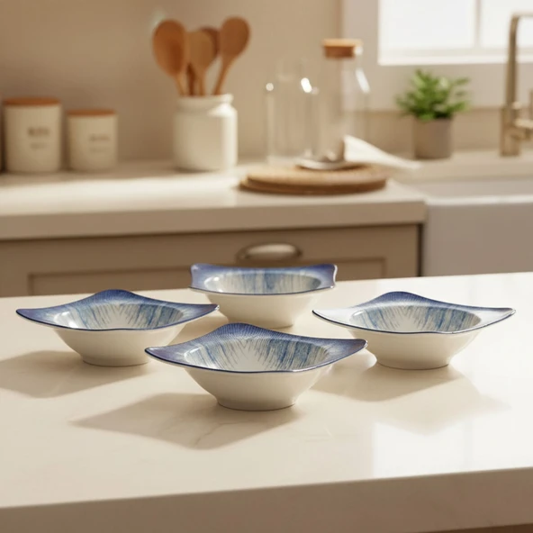 GÜRAL PORSELEN Spinoza 6 Parça 15x15 Cm Bone Kase Takımı - 845 ürün görseli 1