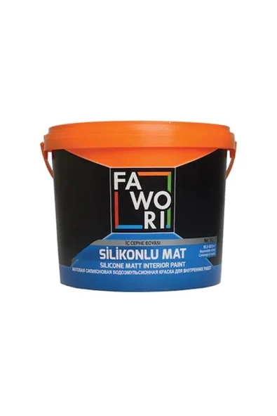 Filli Boya FAWORİ Silikonlu Mat Iç Cephe Boyası 15 Lt (20 Kg) Andezit 20