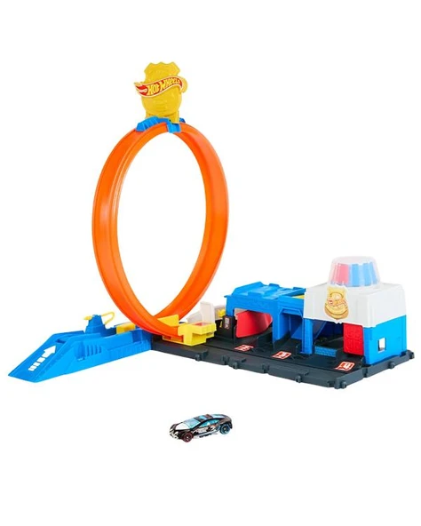 Hot Wheels Polis İstasyonu Oyun Seti JBM71 - 4