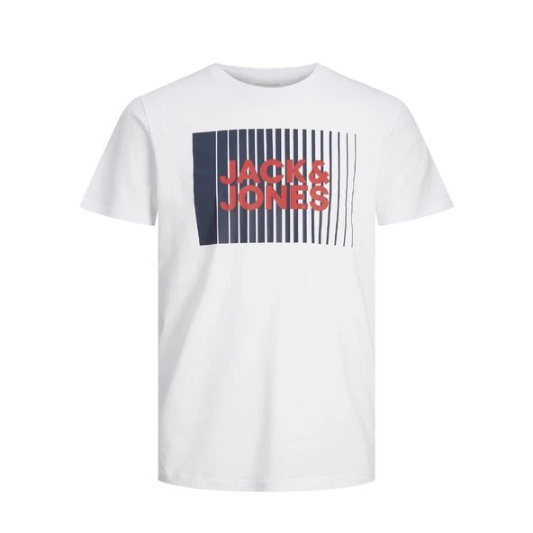 Jack & Jones 12233999 Jjecorp Logo Beyaz Tişört