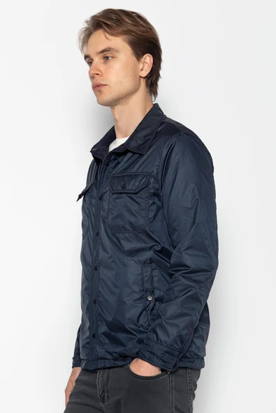 Erkek Süet Mont Çift Tarflı Giyilebilir Likralı Esneyebilir Polyester Mont - 11