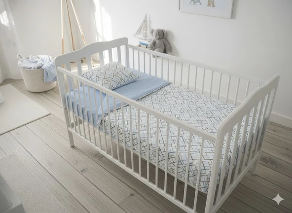 BANIAN BEBEK NEVRESİM TAKIMI CHOCOLOTTE ürün görseli