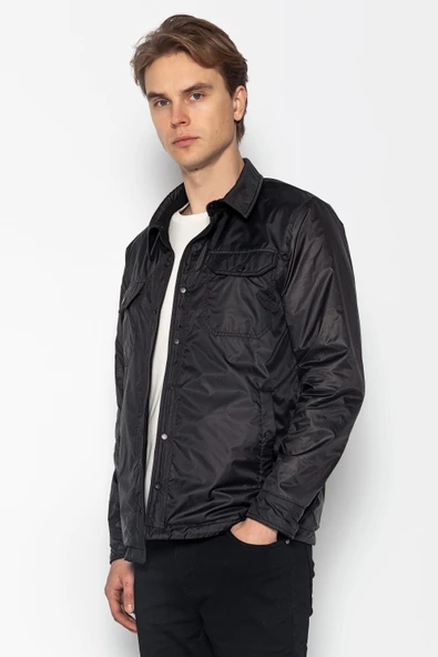 Erkek Süet Mont Çift Tarflı Giyilebilir Likralı Esneyebilir Polyester Mont - 2