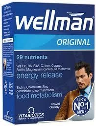 Vitabiotics Wellman Erkek İçin 30 Tablet