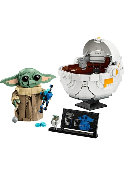 Lego 75403 Star Wars The Mandalorian Uçan Bebek Arabalı Grogu Lisanslı Ürün - Resim 8