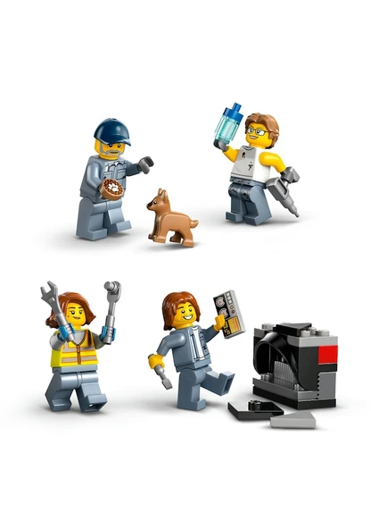 Lego City Hurdalık ve Arabalar 60472 Lisanslı Ürün - 6