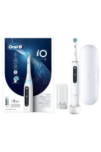 Oral-B iO 5 Beyaz Şarjlı Diş Fırçası - 2
