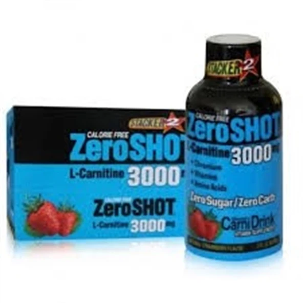 ZeroShot L Carnitine 3000 Mg 60 Ml 12 Adet Çilek