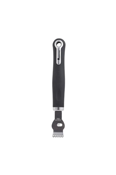 MasterPro  Paslanmaz Çelik Zester Kabuk Soyacağı | 17,8x2x2 Cm | Foodies Collection Serisi | 4849