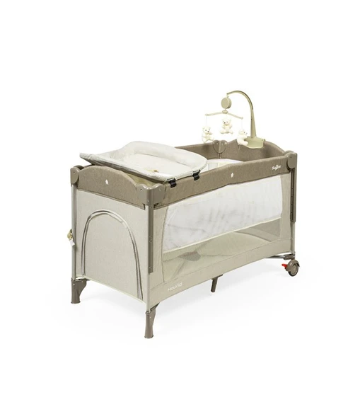 Baby2Go Hound Anne Yanı Oyun Parkı 60x120 cm Kahverengi