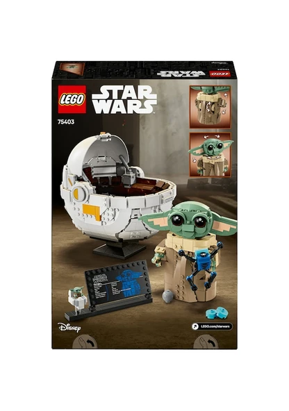 Lego 75403 Star Wars The Mandalorian Uçan Bebek Arabalı Grogu Lisanslı Ürün ürün görseli 1