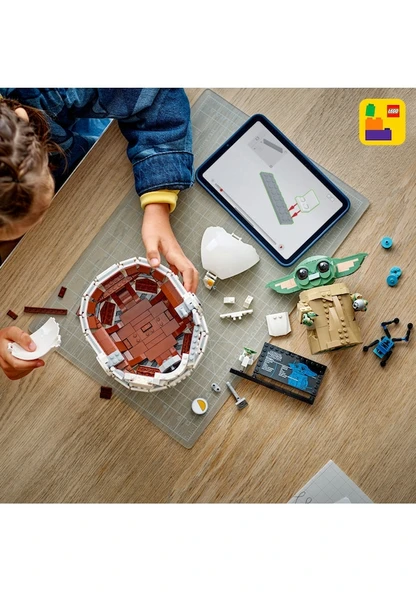 Lego 75403 Star Wars The Mandalorian Uçan Bebek Arabalı Grogu Lisanslı Ürün - Resim 6