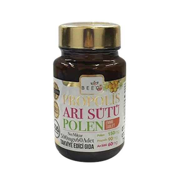 Bee'o Up Propolis Arı Sütü Polen Çocuklar İçin 60 Emme Tablet