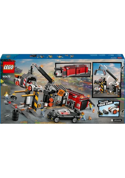 Lego City Hurdalık ve Arabalar 60472 Lisanslı Ürün