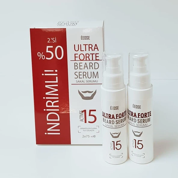 Eeose Ultra Forte Sakal Serumu 75 ml - İkincisi %50 İndirimli Kofre - 3